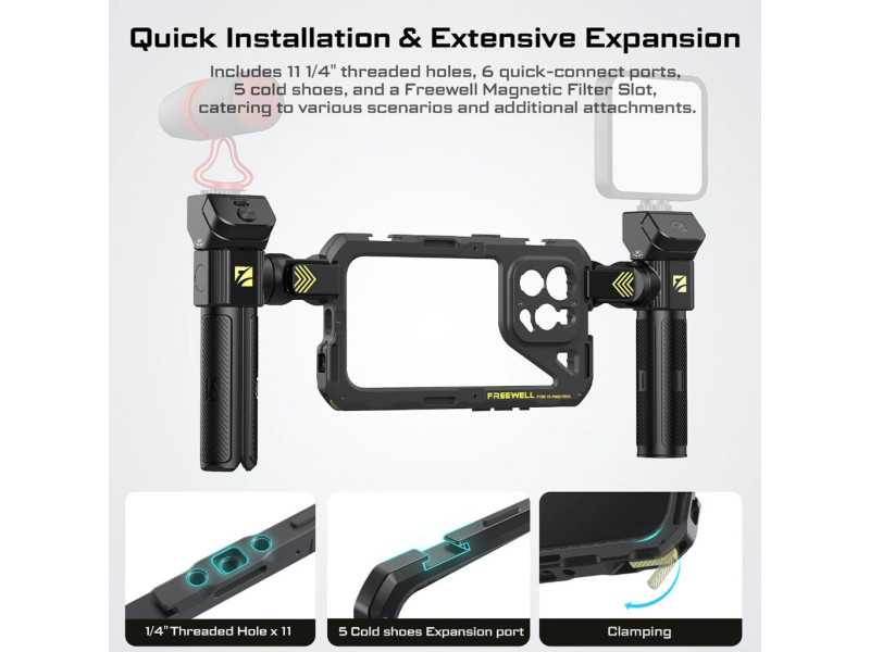 Клетка Freewell Genius Rig для iPhone 16 Pro